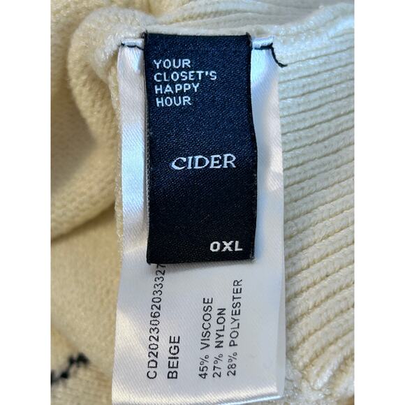 Cider Chunky Slouchy 3D Floral Button Down Cardigan Size XL Y2K - Picture 4 of 8